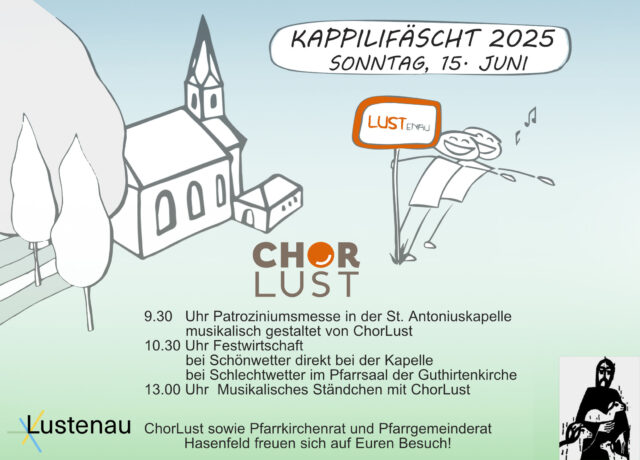 Kappilifäscht der St. Antoniuskapelle kappillifaescht 2025 flyer rgb