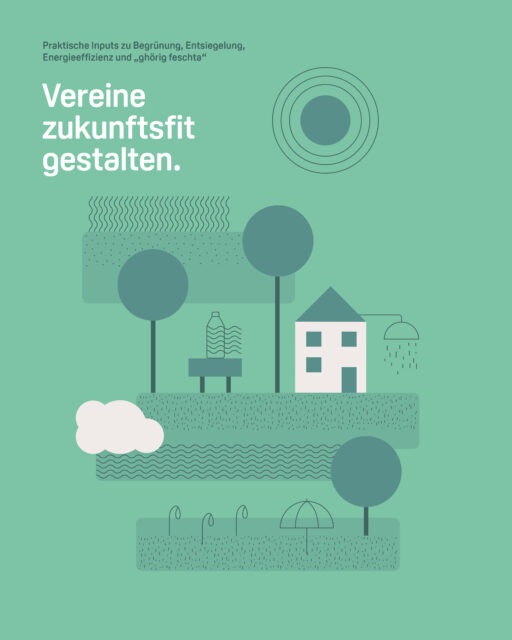 Vereine zukunftsfit gestalten - Praktische Inputs zu Begrünung, Entsiegelung, Energieeffizienz und “ghörig feschta” vereine zukunftsfit gestalten webseite