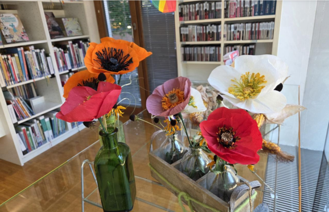 Mohnblumen basteln